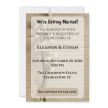 クラシカルなヴィンテージの罫線紙 リリー・オブ・ザ・ヴァレー ウェディング