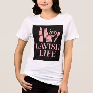 クラシカルな女性のためのラヴィッシュTシャツ トライブレンドＴシャツ