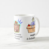 クラシカルな学校のマグ コーヒーマグカップ (正面右)