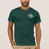 クラシカルな彫像のサッカー祝賀アート Tシャツ (正面)