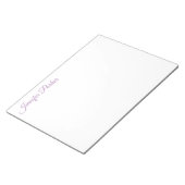 クラシカルな手書きフォントで名前をスタイリッシュに ノートパッド (アングル)