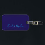 クラシカルな手書き ミニマル プロフェッショナル ラゲッジタグ<br><div class="desc">このクラシカルでエレガントなデザインで自分を表現してください。このテンプレートは、あらゆるプロフェッショナルな職業に対応するようにカスタマイズできます。</div>