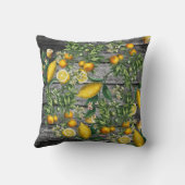 クラシカルな柑橘の庭 クッション (裏面)