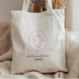 クラシカルな結婚式のウェルカムギフト Heirloom Garden トートバッグ