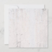 クラシカルな花の結婚式招待状 招待状 (裏面)