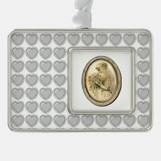 クラシカルな花嫁 ウェディング オーナメント デコレーション (正面)