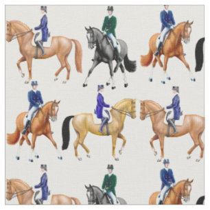 クラシカルな馬場馬術の馬の騎手の生地 ファブリック