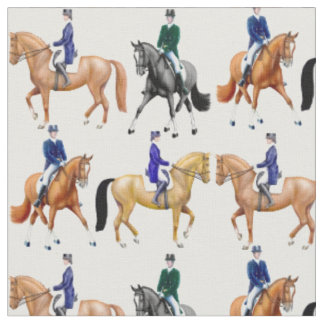 クラシカルな馬場馬術の馬の騎手の生地 ファブリック