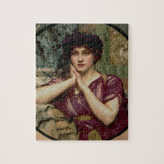 クラシカルなBeauty 1901年(キャンバスの油) ジグソーパズル (縦)
