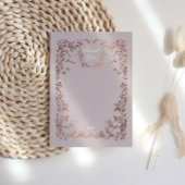 クラシカルエレガントクレストモノグラ結婚ム サンキューカード