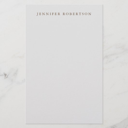 クラシカルカスタマイズパーソナライズされた者 便箋 (正面)