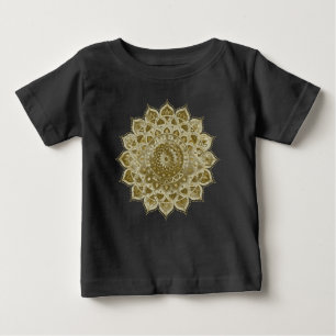 クラシカルカラフルマンダラインドンスタイル4 ベビーTシャツ