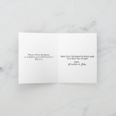 クラシカルクリスエレガントチャンの聖降誕祭の喜び シーズンカード (内部)