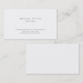 クラシカルシンプルプロフェッショナル 名刺 (正面/裏面)