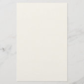 クラシカルダンサーパーソナライズされた文具 便箋 (裏面)