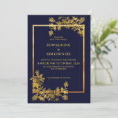 クラシカルフォーマルウェディング招待状 招待状 (スタンド正面)