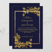 クラシカルフォーマルウェディング招待状 招待状 (正面/裏面)