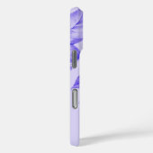 クラシカルフラワー 紫のエレガントなデザイン Case-Mate iPhoneケース (裏面 / 右)