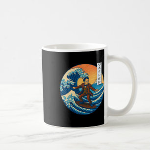 クラシカルミュージシャンマーラー浮世絵サーフィン コーヒーマグカップ