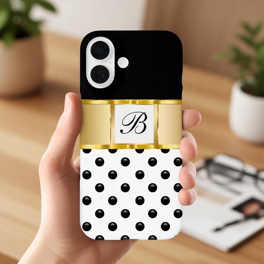 クラシカルレディースモノグラムビング Case-Mate iPhoneケース