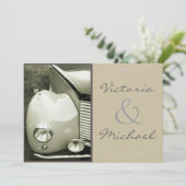 クラシカルヴィンテージモ結婚ーター 招待状 (スタンド正面)