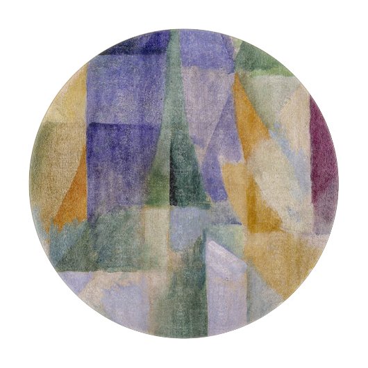 クラシカル抽象芸術ア絵画ートの窓 カッティングボード (正面)