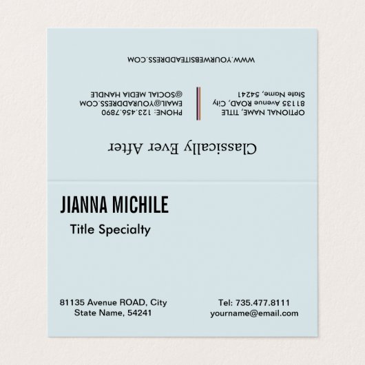 クラシカル空 名刺 (外部フラット)