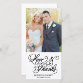 クラシカル | お結婚礼フォトカード サンキューカード (正面/裏面)