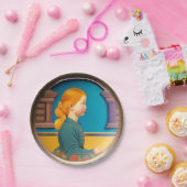 クラシカル チャイルド デザイン 紙皿 (パーティー)