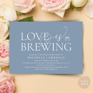 クラシカル ビールパーティー ブライダルシャワー Love is brewing 招待状