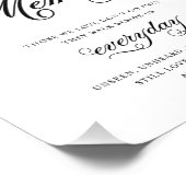 クラシカル |愛するメモリの署名 フォトプリント            (角)