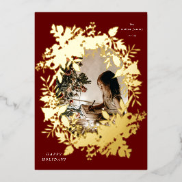 クラシカルHoliday Beres写真 箔招待状