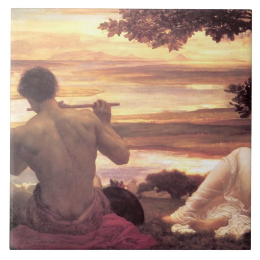 クラシカルIdyll (by Frederic Leighton) タイル (正面)