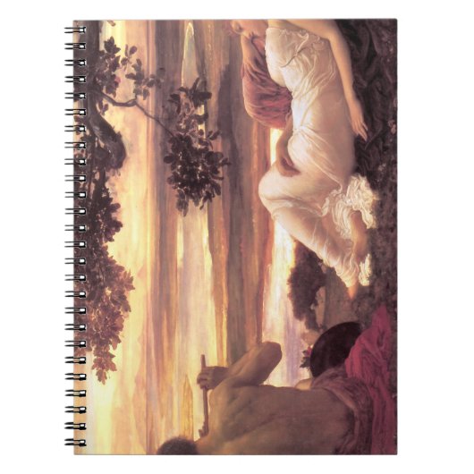 クラシカルIdyll (by Frederic Leighton) ノートブック (正面)