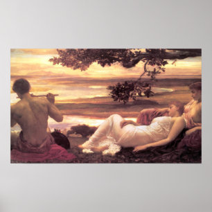 クラシカルIdyll (by Frederic Leighton) ポスター