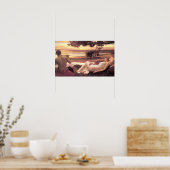 クラシカルIdyll (by Frederic Leighton) ポスター (キッチン)