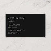 クラシグリジーきらきら光るジュエリーストア 名刺 (裏面)