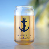 クラシックいかりロゴ ガラス缶