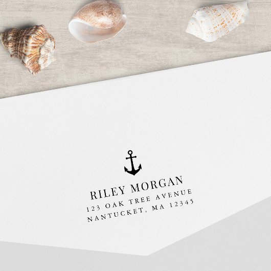 クラシックいかり差出人住所 セルフインキングスタンプ