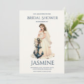 クラシックいかり航海のウェディングシャワー招待状 招待状 (スタンド正面)