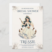 クラシックいかり航海のウェディングシャワー招待状 招待状 (正面/裏面)