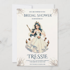 クラシックいかり航海のウェディングシャワー招待状 招待状