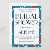 クラシックいかり航海のウェディングシャワー招待状 招待状 (正面/裏面)