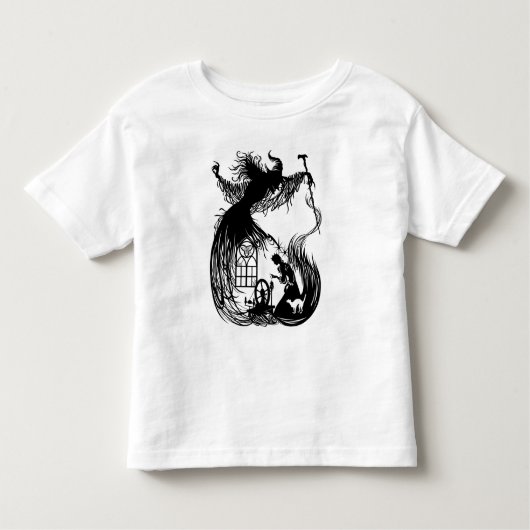 クラシックおとぎ話。ユニークデザイン。幼児用Tシャツ トドラーTシャツ (正面)