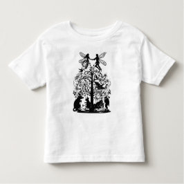 クラシックおとぎ話。ユニークデザイン。幼児用Tシャツ トドラーTシャツ