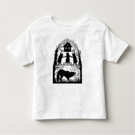 クラシックおとぎ話。ユニークデザイン。幼児用Tシャツ トドラーTシャツ
