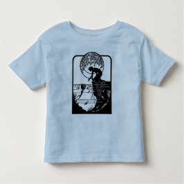 クラシックおとぎ話。ユニークデザイン。幼児用Tシャツ トドラーTシャツ