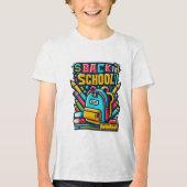 クラシックおもしろいキュイモダンシャツ新学期 トライブレンドＴシャツ (正面)