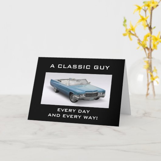 ******クラシックお客様の*誕生日* カード (黄色い花)