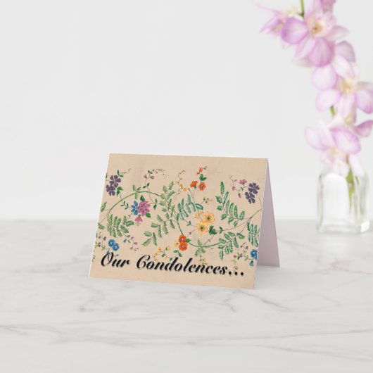 クラシックお悔やみ伝統的のカード カード (蘭)